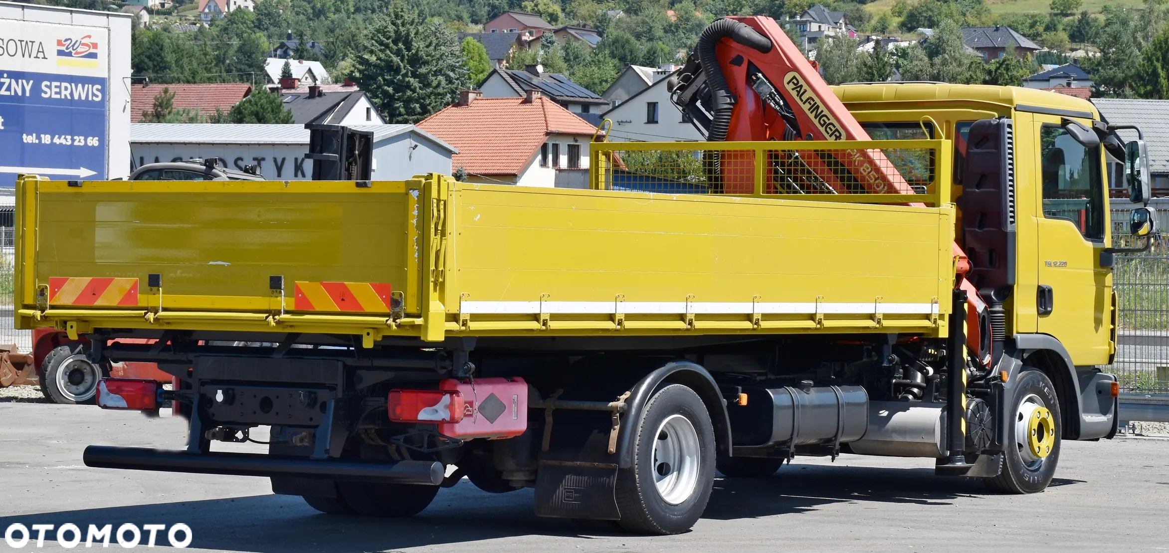 MAN TGL 12.220 * WYWROTKA 5,05 m + PK 8501 B / STAN BDB - 6