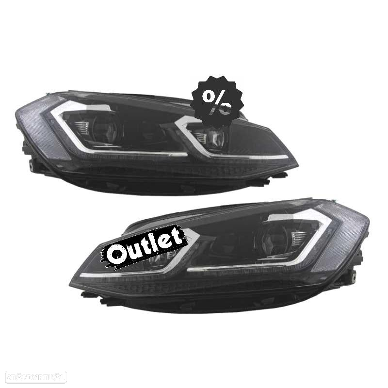 R012847C1 FAROL ESQ FULL LED DINÂMICO VOLKSWAGEN VW GOLF 7.5 17-19 LOOK R LINE - 6