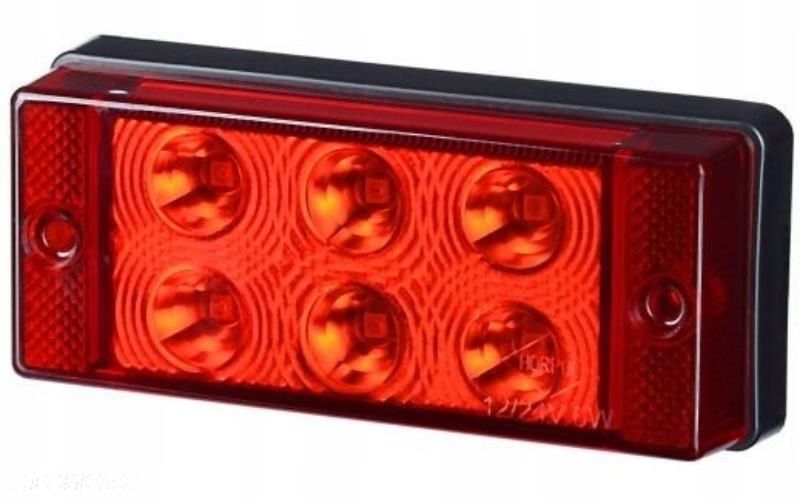 lampa led przeciwmgielna przeciwmgłowa tył przeciwmgielna przyczepka - 1