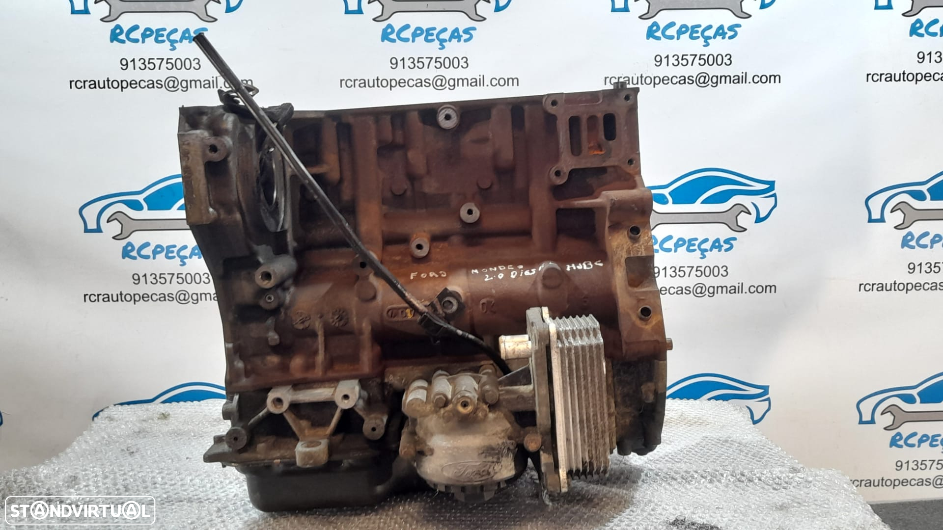 BLOCO ARMADO MOTOR HJBC FORD MONDEO III 3 MK3 2.0 TDCi 16V 115CV HJBC FOCUS CMAX JAGUAR - 3