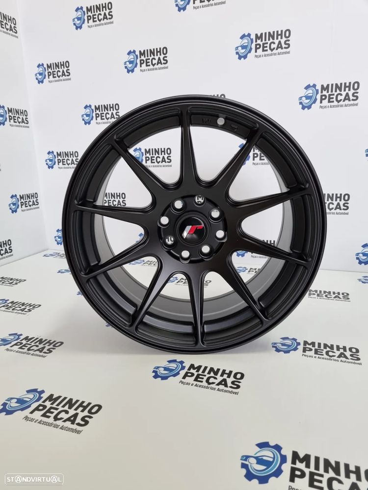 Jantes Japan Racing (JR11) em 15 Matt Black - 8
