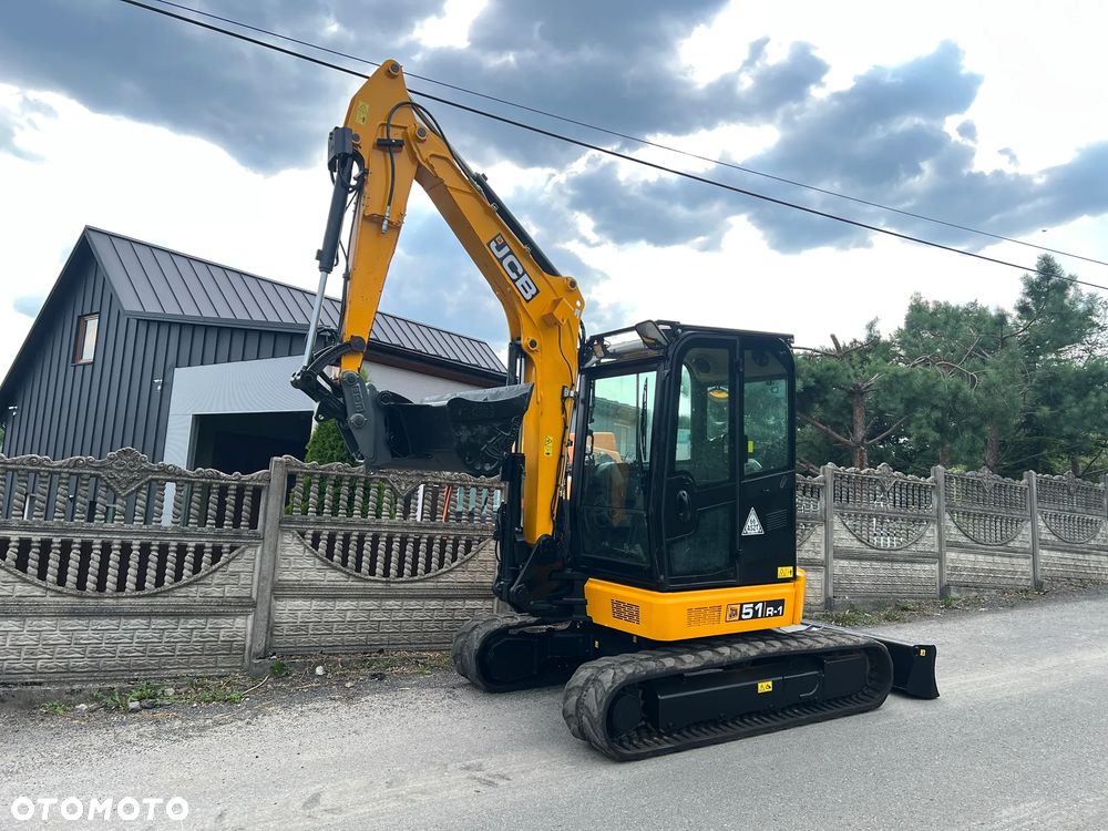 JCB 51R-1 | Koparka Gąsienicowa JCB 51 R | 5 Ton | Zerowy Obrys | Minikoparka | Super Stan | Sprowadzona | - 10