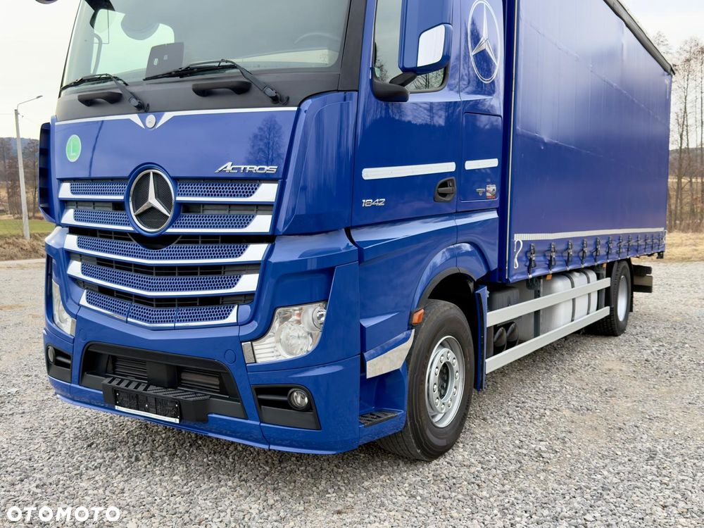 Mercedes-Benz ACTROS 1842 / 1845 / FIRANKA / ZSUWANY DACH / WINDA / SILNIK 13L / 18 EUROPALET / AUTOMAT / Z NIEMIEC / 2015 / PRZEBIEG 460 TYŚ KM - 9