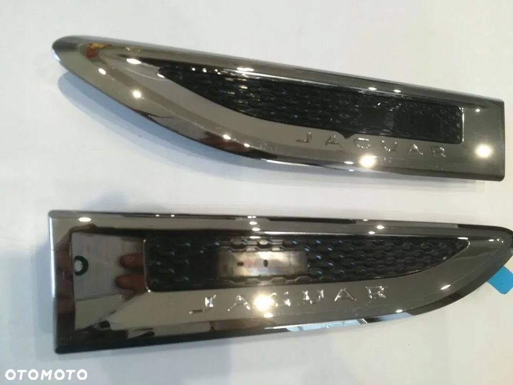 JAGUAR E-PACE X540 LISTWA WLOT BŁOTNIKA CHROM LEWA PRAWA SATYNA KOMPLET ORYGINAŁ - 9