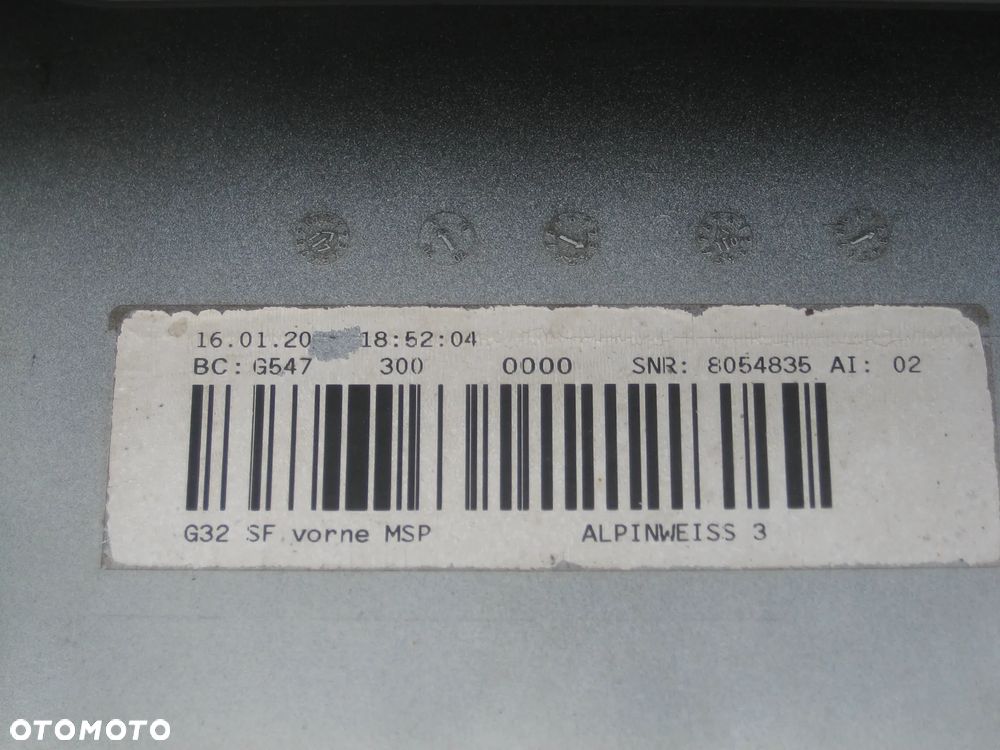 bmw 6gt g32 m pakiet 17-20r zderzak przedni 6xpdc 8054836 - 16