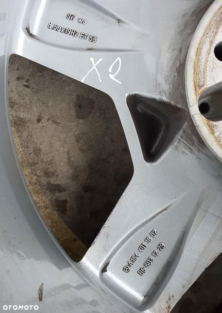 ALUFELGI FELGI 19 9.5J ET56 8.5 J ET58 AMG MERCEDES ML W164 A1644011802 KPL - 10