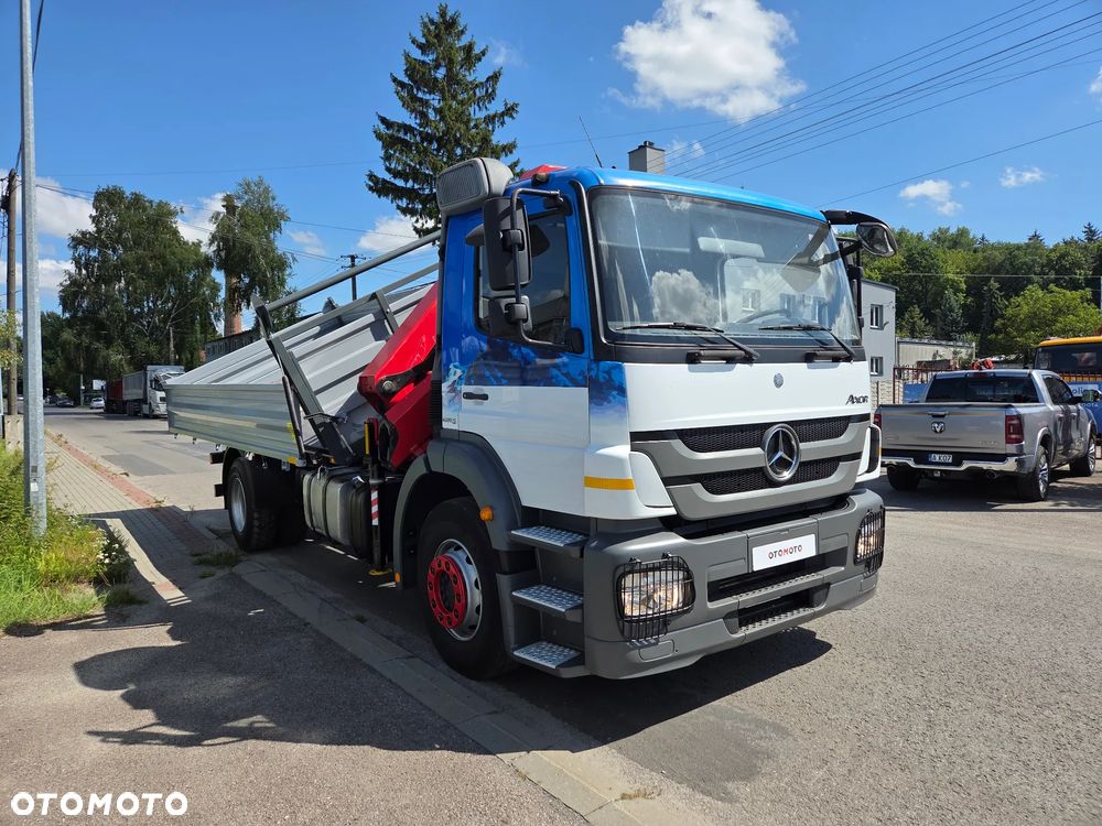 Mercedes-Benz AXOR 1824 // HDS HMF 1420-K3 3 WYSUWY + PILOT // NOWY KIPER // ŻURAW DŹWIG CRANE KRAN - 22