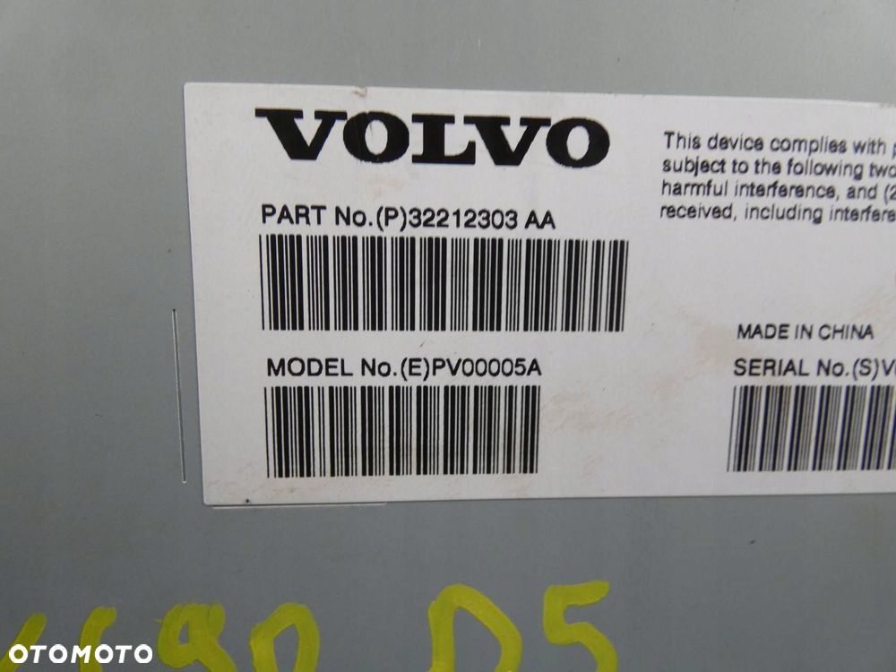 VOLVO XC90 II XC60 II V90 S90 WZMACNIACZ RADIA AUDIO - 3