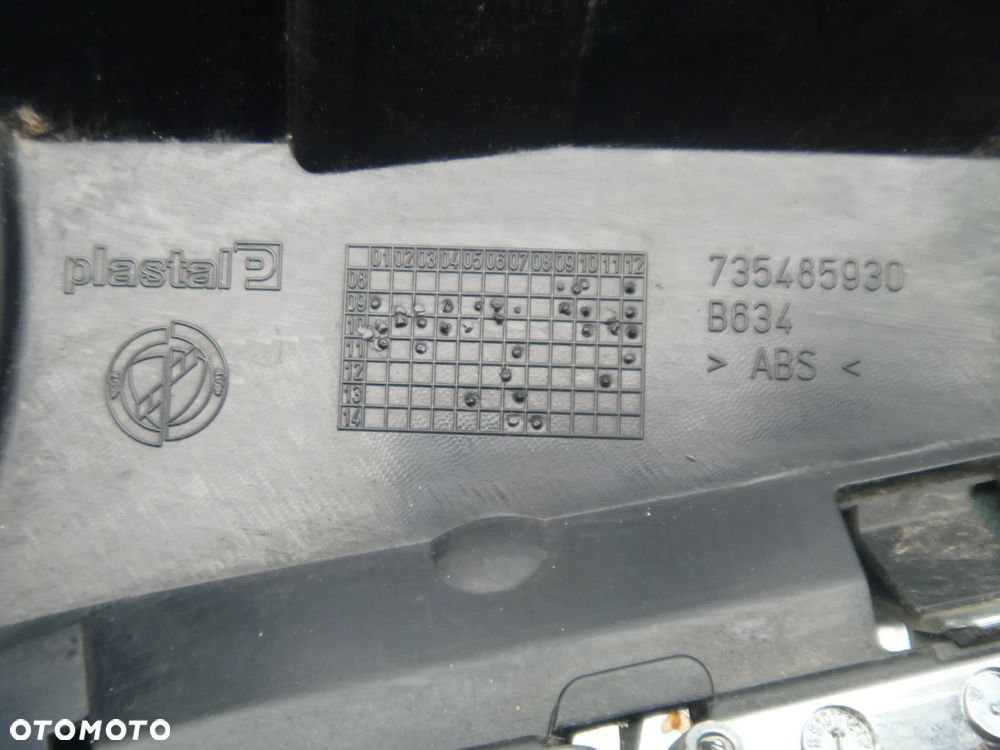 LANCIA DELTA 2008-2014 ATRAPA CHŁODNICY GRILL CHROM ORYGINAŁ 735485930 - 5