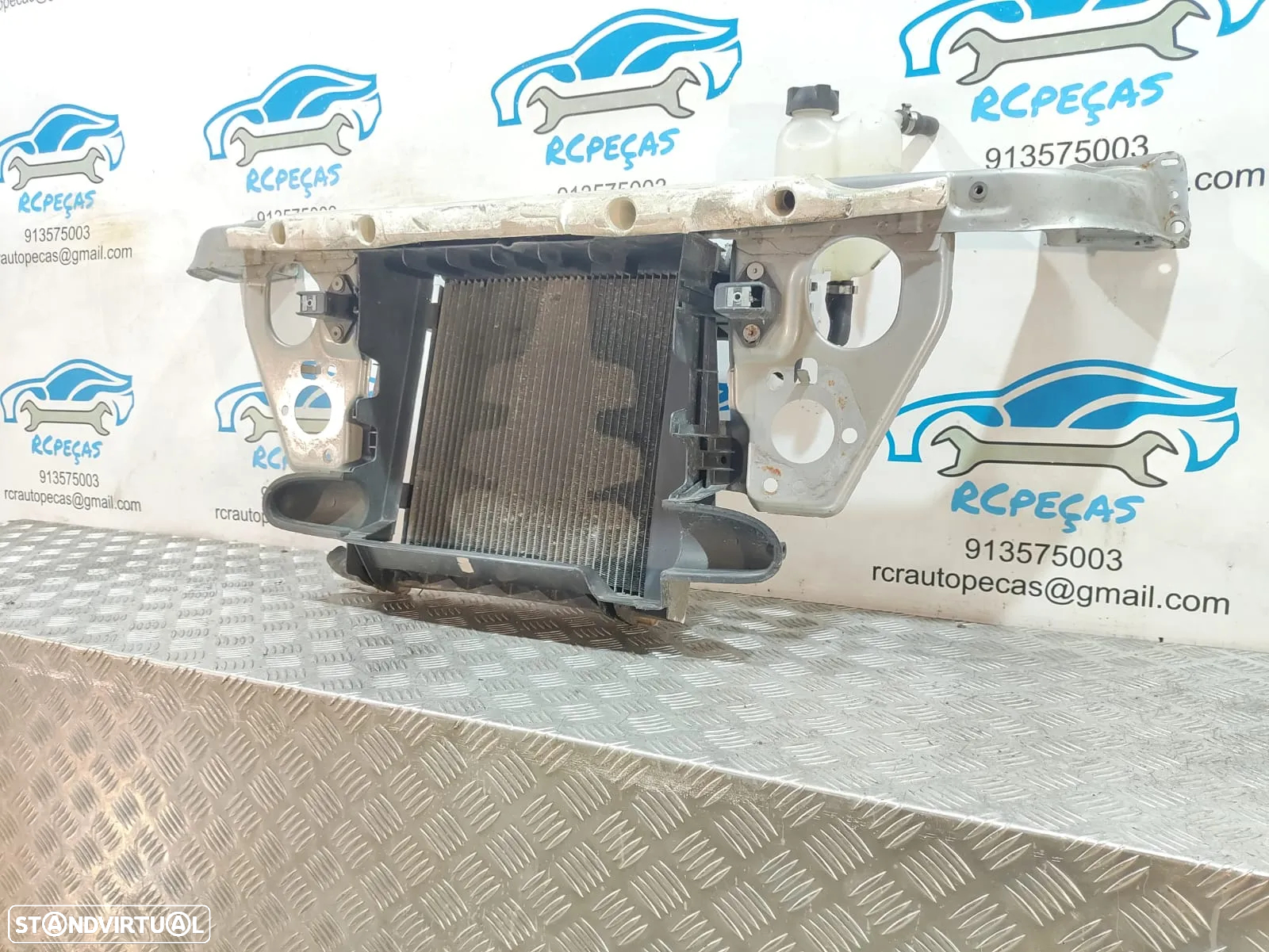 Frente fibra/chapa Smart Fortwo 0.8 cdi com radiador e ventilador original - 3