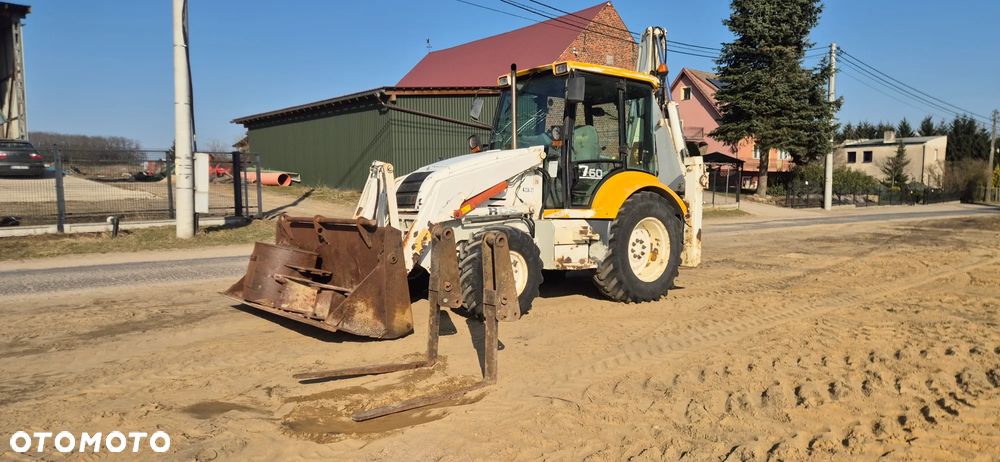 Fermec terex case 760, 3 łyżki , widły, - 3