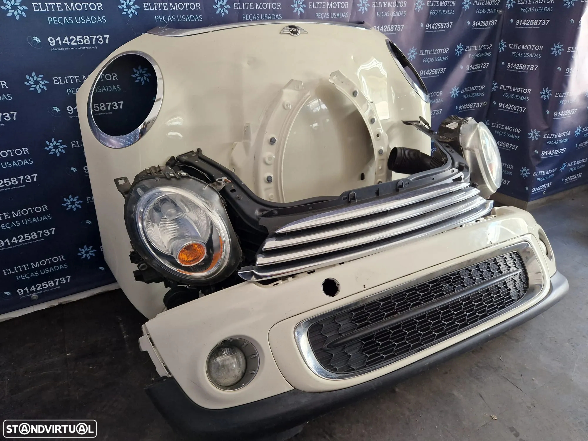 Frente completa usada MINI ONE COOPER R56 1.6D LCI capot parachoques guardalamas oticas radiadores R55 R57 - 2