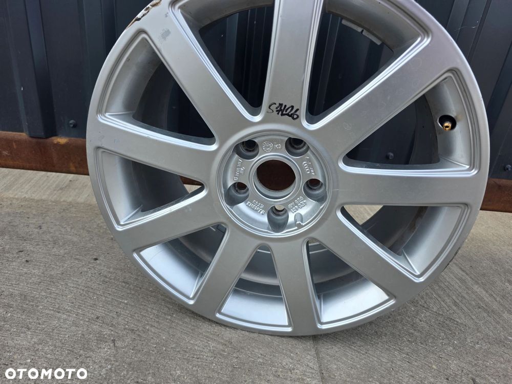 FELGA ALUMINIOWA AUDI A4 A5 A6 VW SEAT 8.0 J R18 ET 43 4E0601025AB S7/26 OK - 5