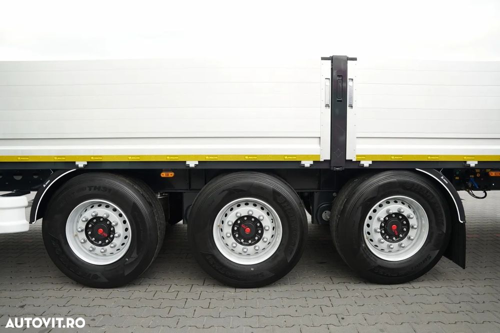 Wielton REMORCA SEMIREMORCĂ DECAPOTABLE / DE CONSTRUCȚIE / NOUĂ / 2026 / DISPONIBILĂ IMEDIAT/ PENTRU CONSTRUCTIE / NOU / DISPONIBIL Imediat / GREUTATE: 3800 KG / JANTE ALIE - 24