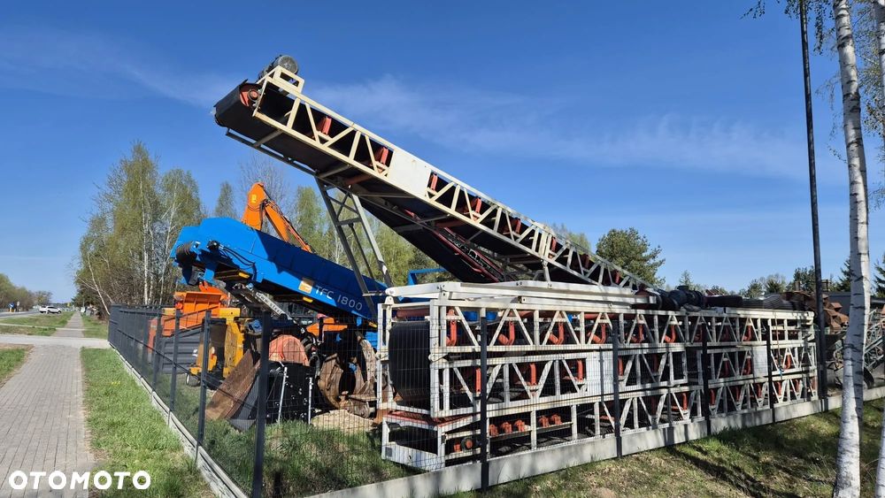 Powerscreen TAŚMOCIĄGI ZAKRĘŻNE 12 - 15 - 23 m mobilne  ( Finlay, Tesab, Barford, Telestack, McCloskey, Sandvik, Metso, Maximus, Anaconda , CDE,  Kleemann, CAT ) - 2