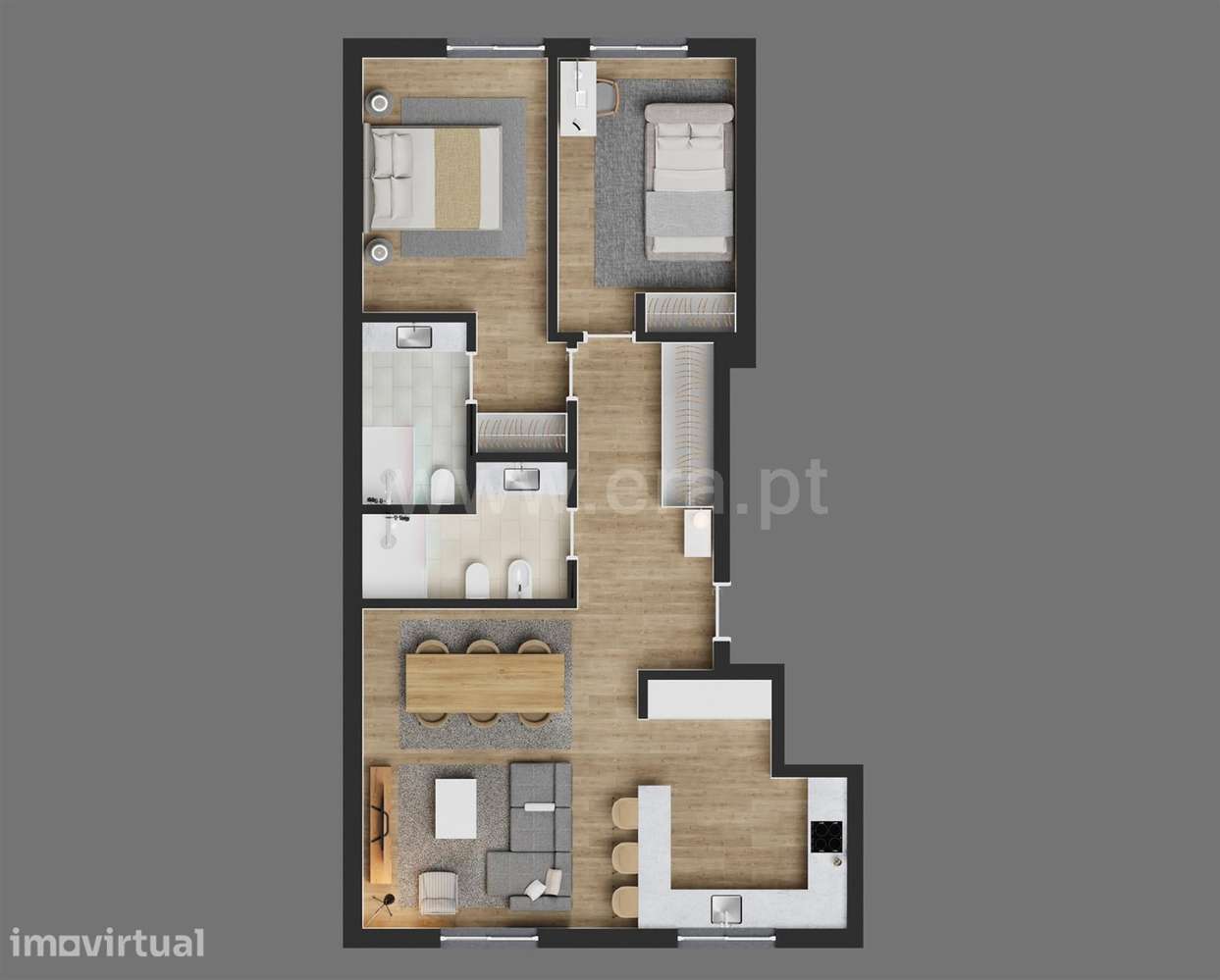 Apartamento, 76 m², Algueirão-Mem Martins - Grande imagem: 3/8