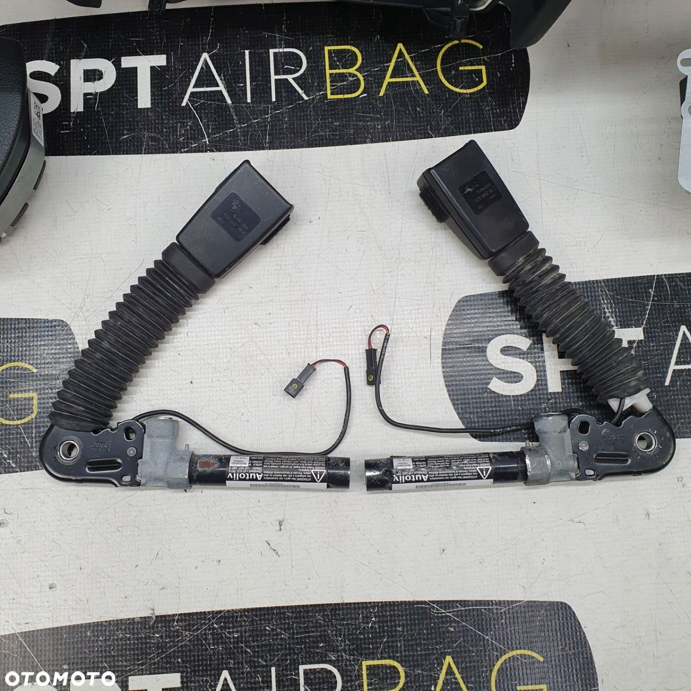 BMW 5 GT F07 DESKA ROZDZIELCZA KONSOLA KOKPIT PULPIT PODUSZKI AIRBAG AIR BAG NAPINACZE KIT SET - 9