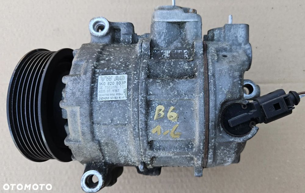 VW Golf  Passat B6 Seat Altea Audi A3 1.4  TSI 1.6 MPI FSI kompresor sprężarka klimatyzacji   1K0820859T  1K0820803 N P F - 5