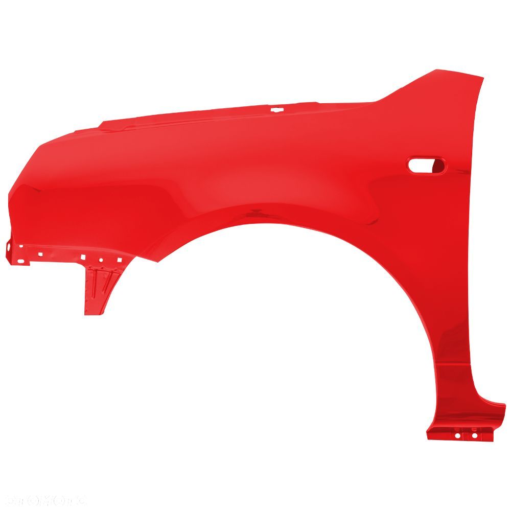 BLU Błotnik Volkswagen VW LUPO LP3G Lewy Przód Czerwony 1998-2005 FlashRot - 2