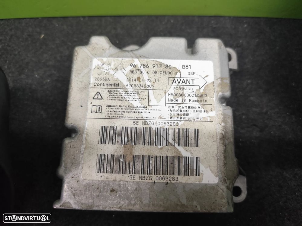 CITROEN DS5 KIT AIRBAGS VOLANTE TABLIER CENTRALINA CORTINAS - 6