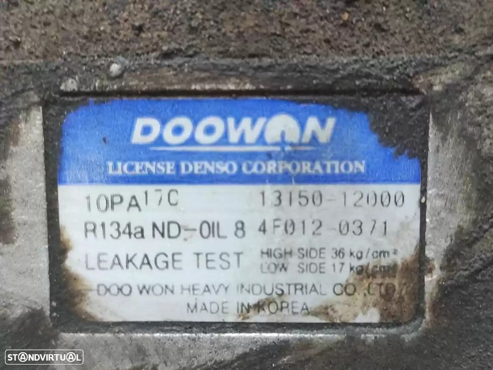 COMPRESSOR AR CONDICIONADO KIA CARNIVAL II 2004 -1315012000 - 1