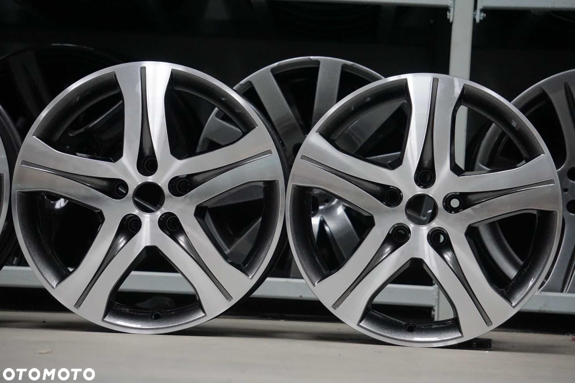 Alufelgi Rondell Germany 5x115 8Jx17 et40 cb70,4mm grafit polysk i cnc - 1