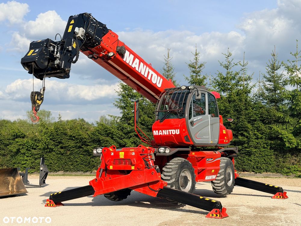 Manitou Ładowarka teleskopowa MANITOU ROTO Mrt 2540 + Privilage 360° obrotowa 2150 2550 bez Dpf i Adblue  PILOT sterowania Kosz Widły manitka silnik Mercedes  Wciagarka  1 właściciel KLIMA serwisowana Merlo - 11
