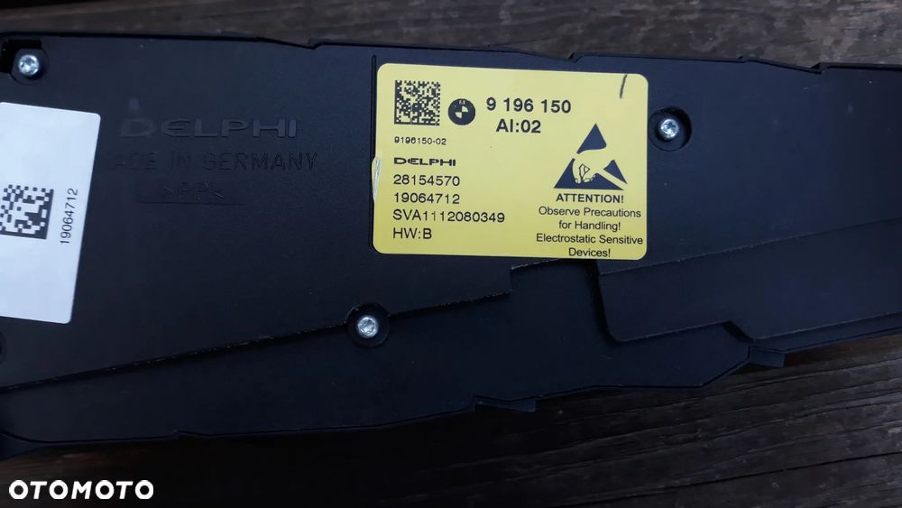 Bmw 5 f10  Europa  MODUŁ sterowania fotela , panel sterowania fotelem 61.359257 9196150-02 9196151-02 921646801 9180625 - 4