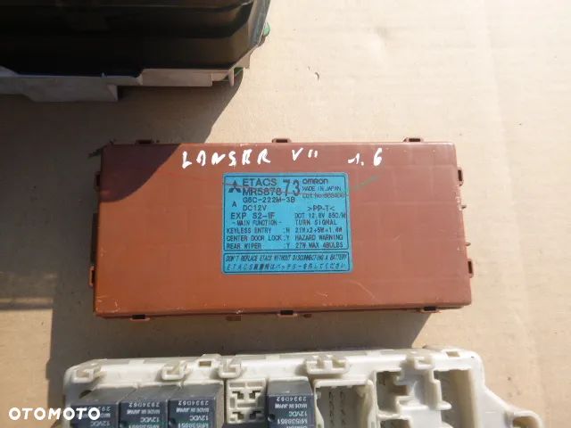 ZESTAW STARTOWY MITSUBISHI LANCER 1.6 E6T41779H VII 03- - 9