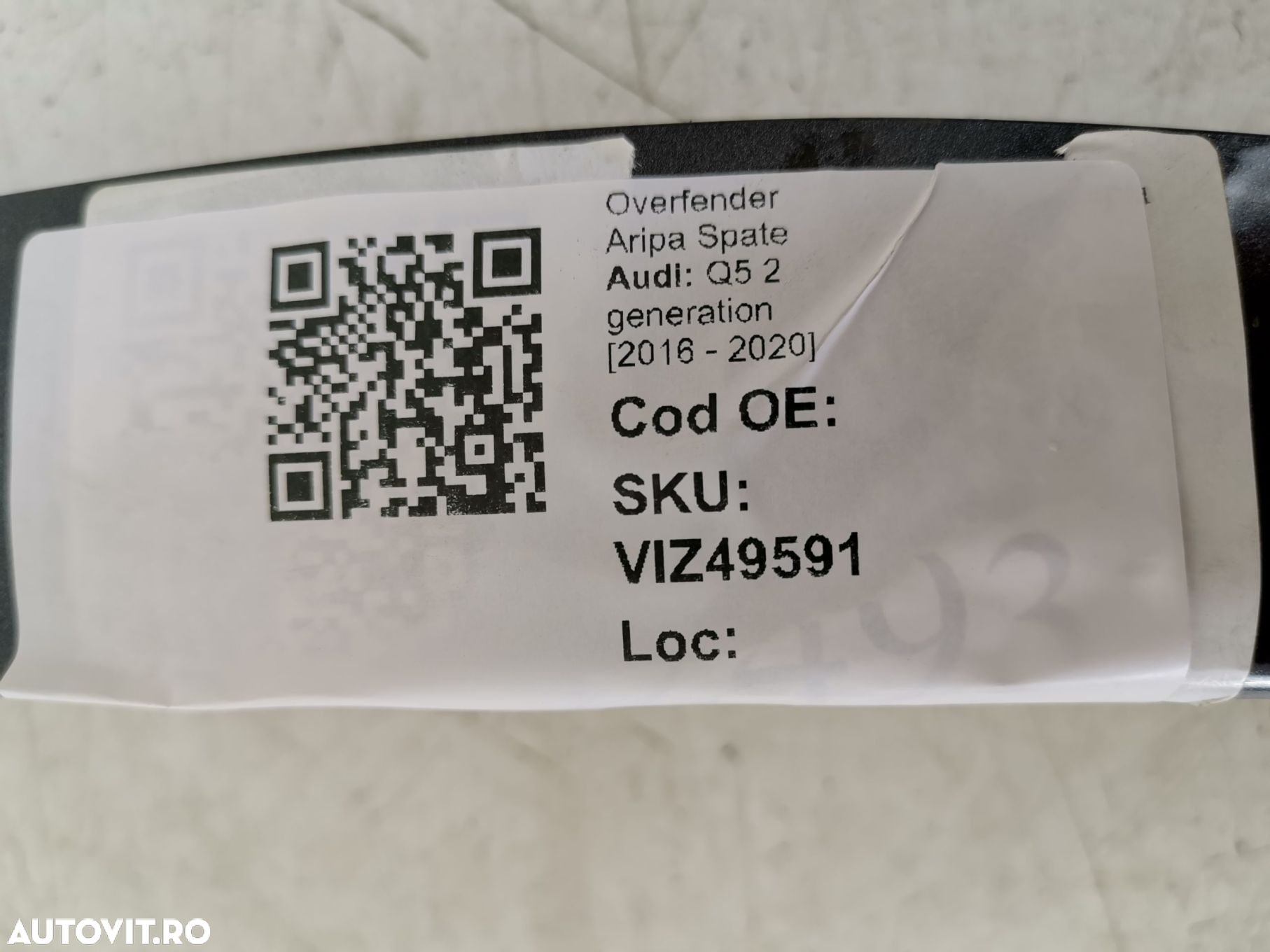 Overfender Aripa Spate Audi Q5 2 generation [2016 - 2020] Original In - 8