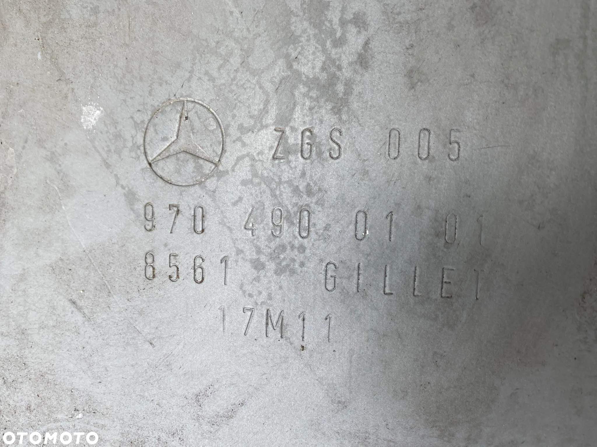 MERCEDES ATEGO 818 OM 904 - TŁUMIK NOWY, BUDOWLANKA, ŚMIECIARKA 970 490 01 01 - 3
