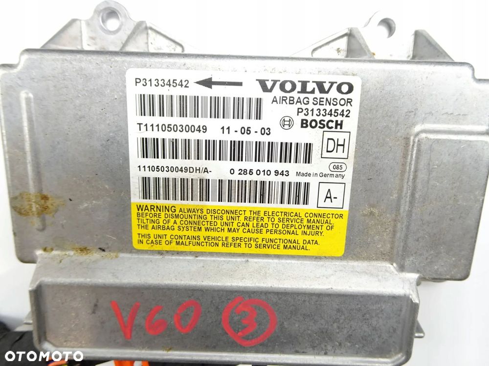 poduszki pasy kpl. volvo s60 v60 10-18r., - 6