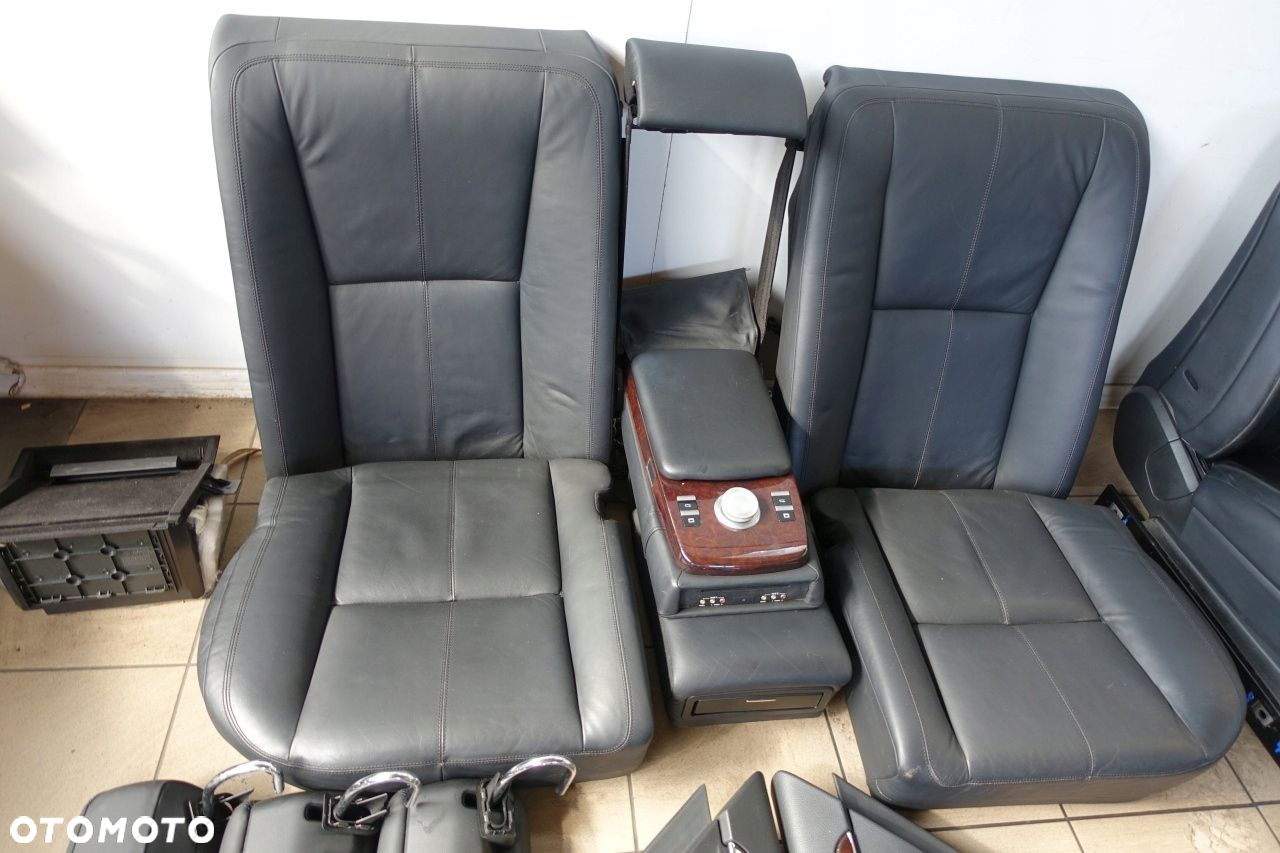 Mercedes w221 tapicerka skóra fotele boczki fotel Nappa Long DVD - 2