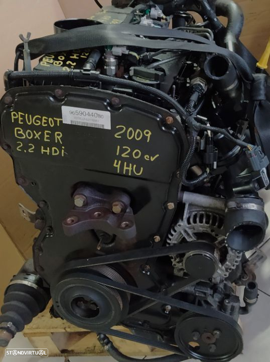 Motor peugeot BOXER 2.2HDI 120cv 4HU 2009 - caixa velocidades 20GP05 - 7