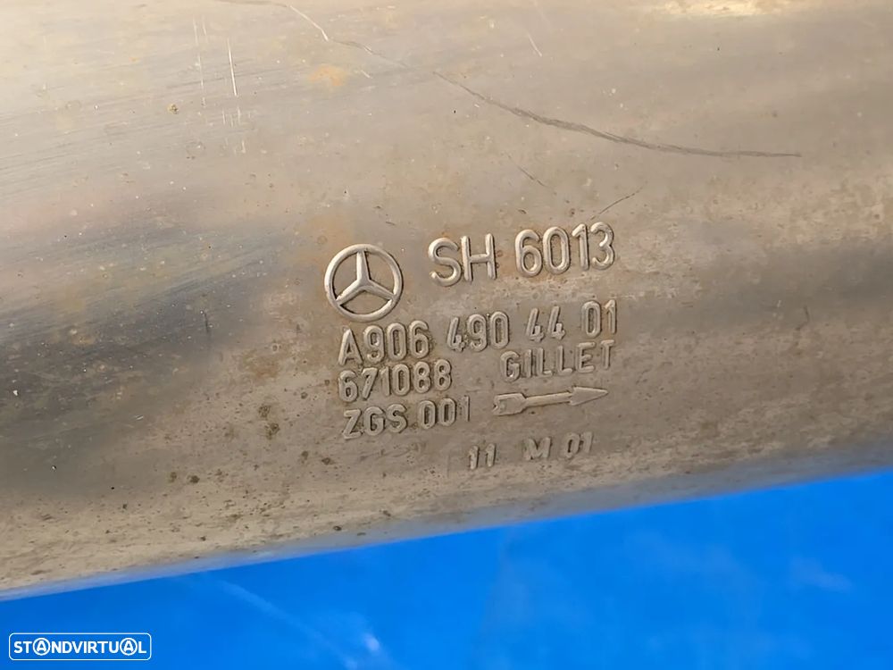 Panela de escape Mercedes Sprinter W906 2006– A9064904401 - 4