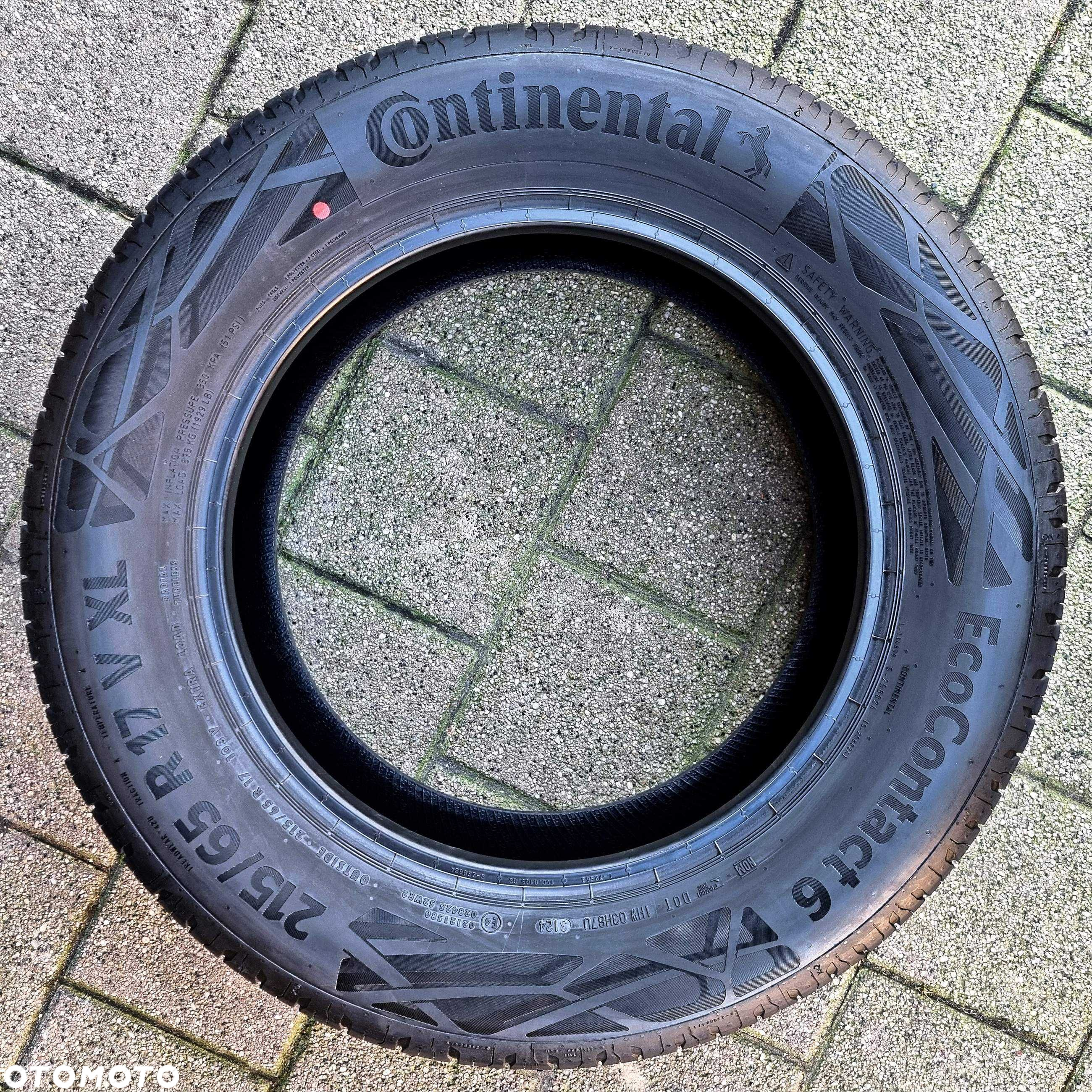 Continental EcoContact 6 215/65R17 103V XL Rok 2024.31 - Nowe - 8