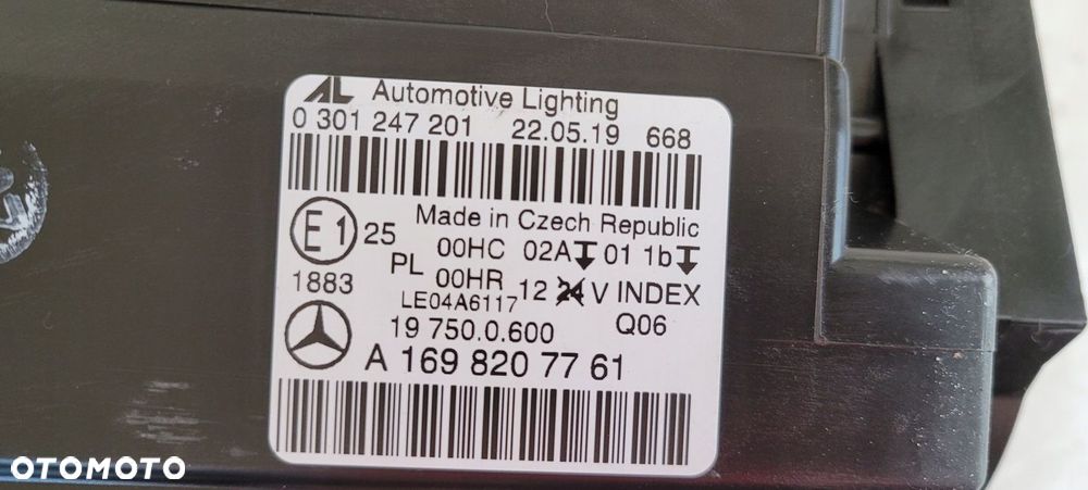 LAMPA LEWA ZWYKŁA PRZÓD MERCEDES B-KLASA W245 LIFT - 13