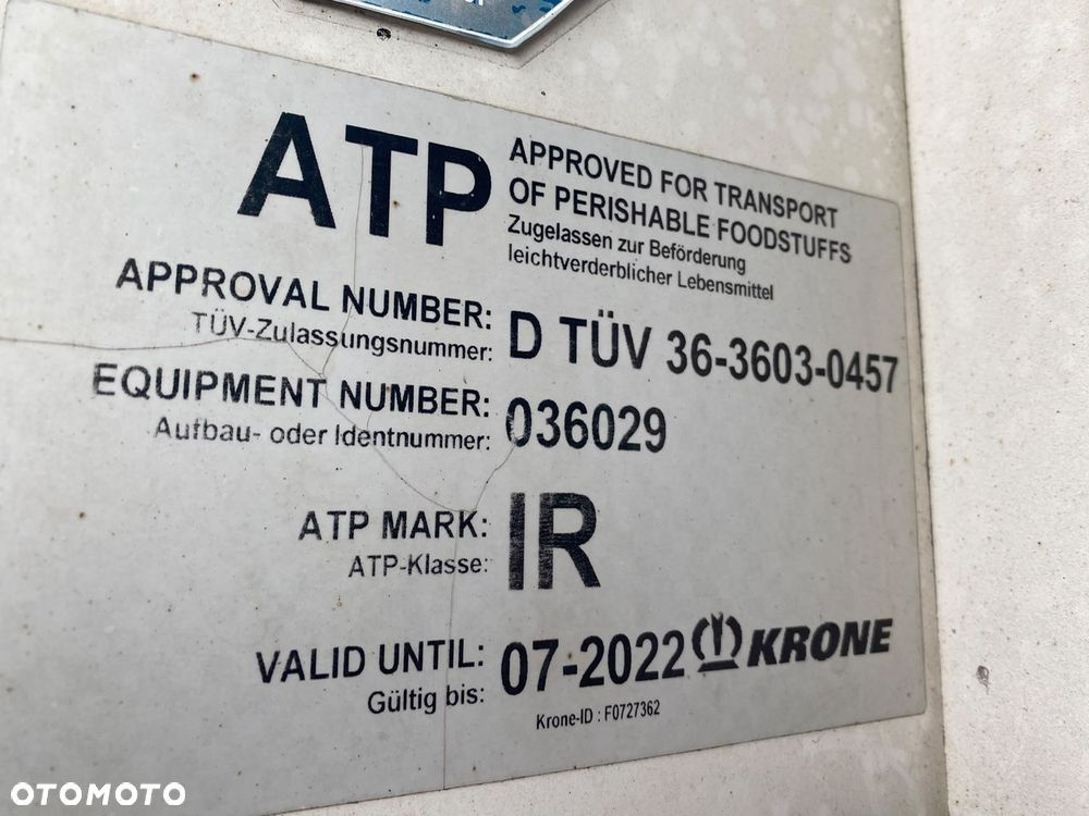 Krone SD TKS Chłodnia 3 osiowa Agregat Carrier Vector - 22