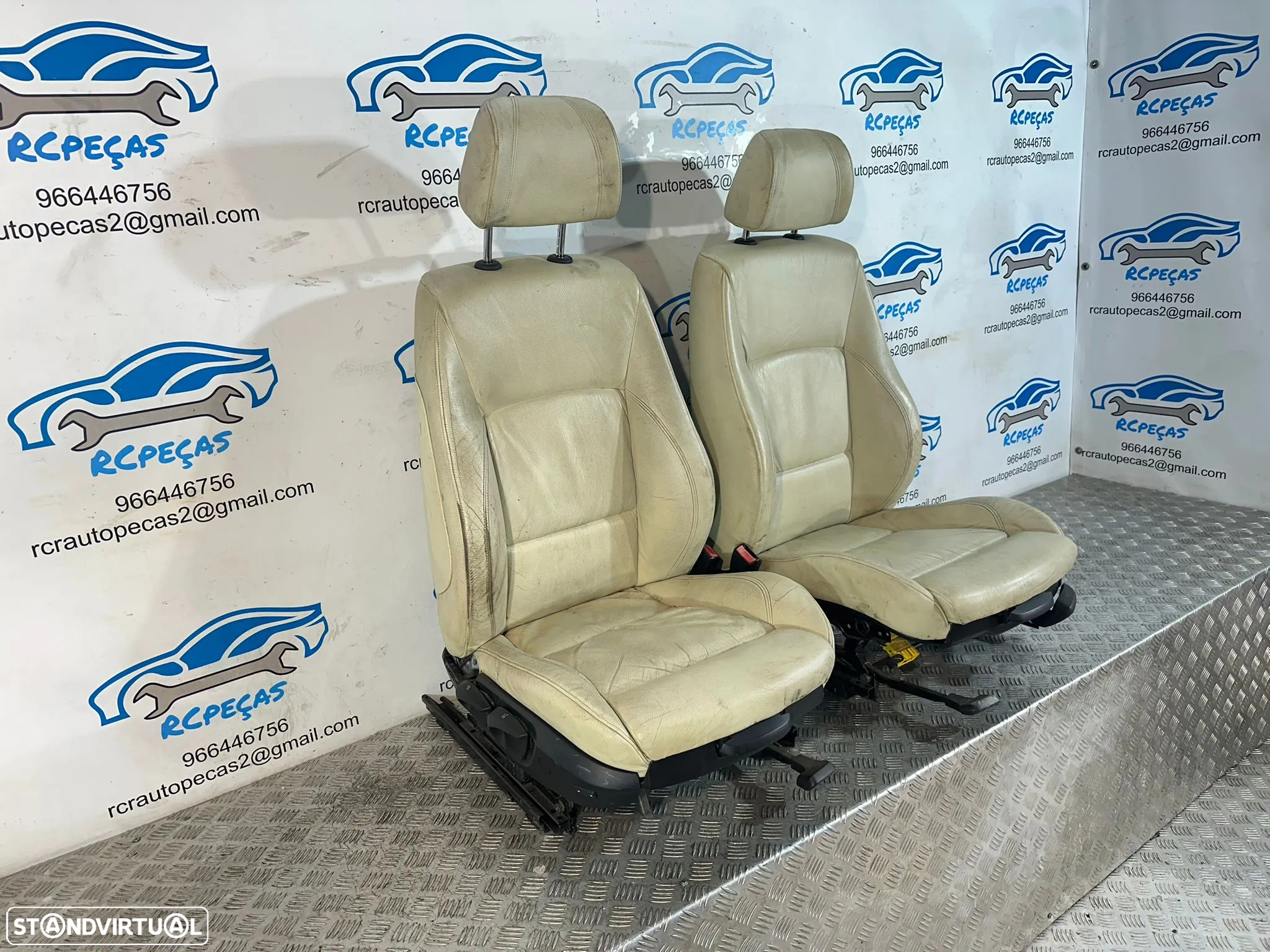 Conjunto Bancos Frente Tras Pele Pack M BMW Serie 3 E90 Sedan 2004 - 2013 - 10