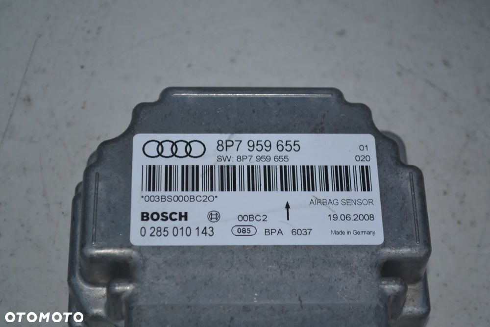 AUDI A3 8P LIFT CABRIO SENSOR AIRBAG 8P7959655 0285010143 - 2