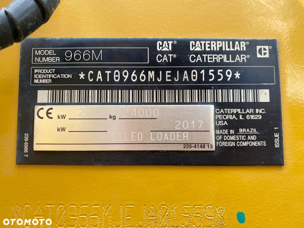Caterpillar CAT 966M, 2017 ROK, 9550 MTH, z NIEMIEC, OPONY 80% DOBRE, - 22