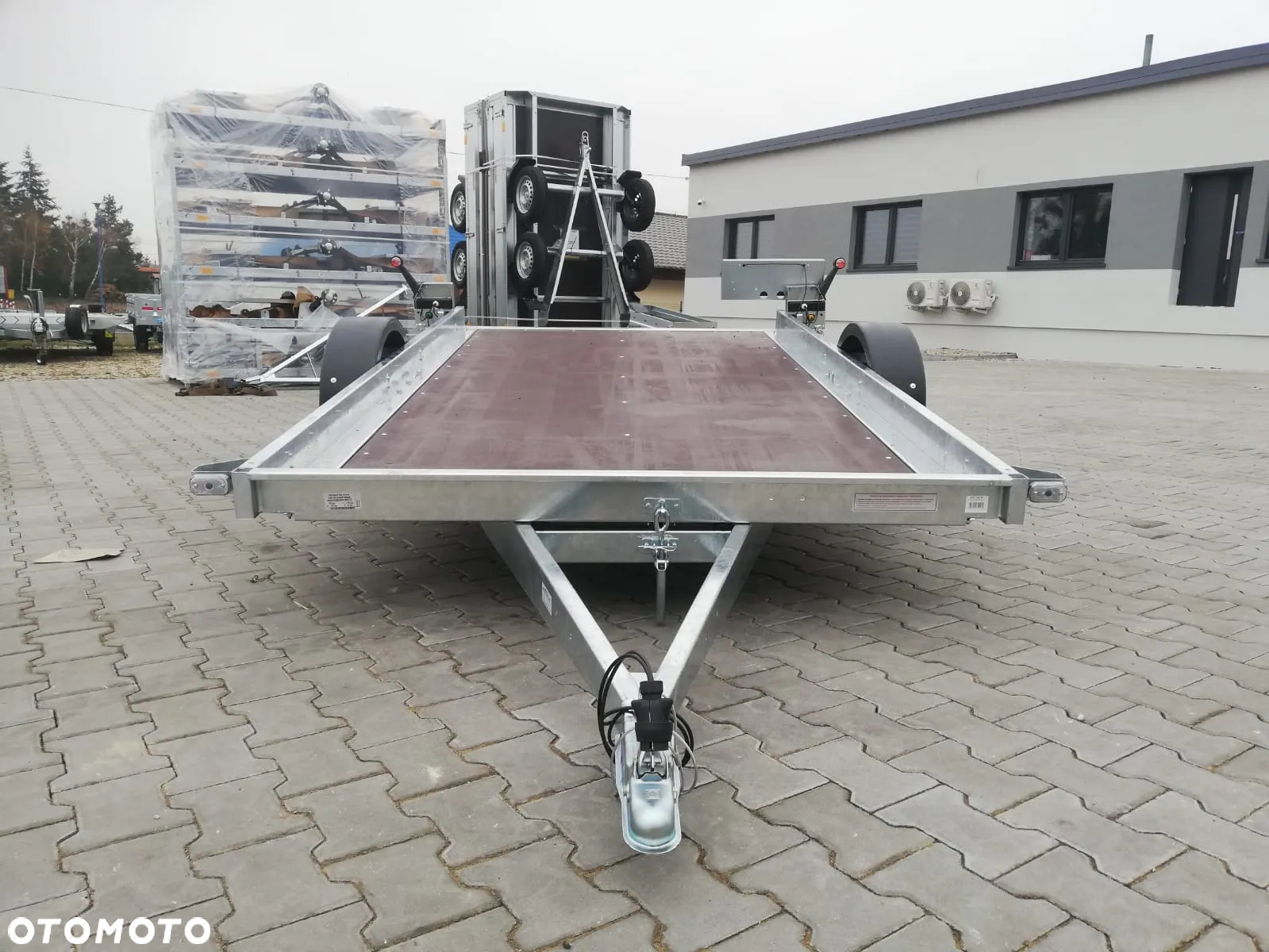 Neptun DOSTAWA! Przyczepa platforma wym. 305x166 cm, lekka SPAWANA N7-305 multi, Przyczepa idealna pod quada! DMC 750 kg GN152 - 17