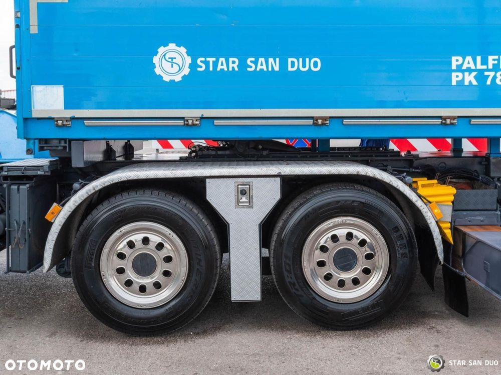 Mercedes-Benz ACTROS 4155 8x4 Palfinger PK 78002 SH HDS Fly Jib Wciągarka Siodło - 30
