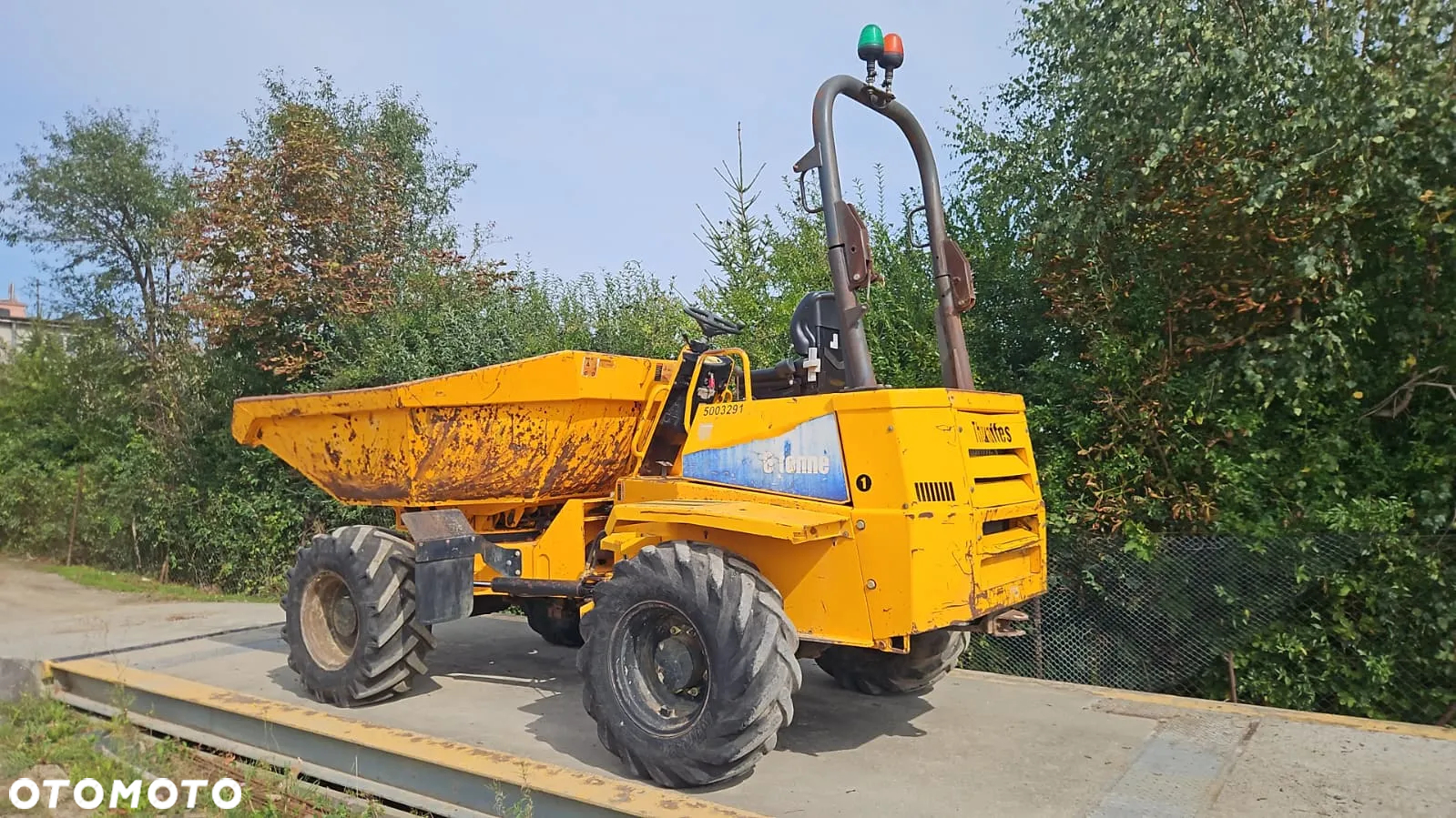 Thwaites Wozidło budowlane obrotowe Thwaites 6T ton 2008 4x4 Terex Benford 5t - 6
