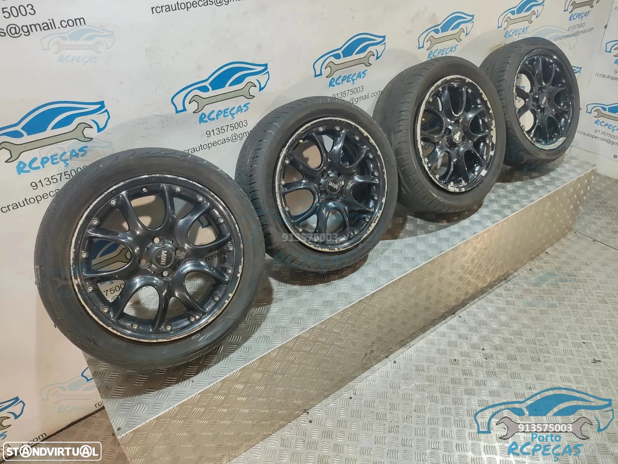 Jantes 17"  Ronal Mini Cooper S - Bi-partidas - 7J | ET48 | 4x100 - Jante | Originais | Cooper | One | John Cooper Works | Cooper SD | Polegadas | Clubman | Cabrio | Coupé | Original | Double Spoke | 36116787710 | 6787710 - 10