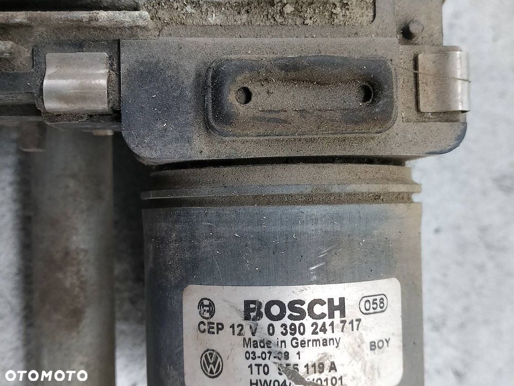 MECHANIZM WYCIERACZEK PRZÓD LEWY VW TOURAN I 1T0955119A 0390241717 BOSCH - 5