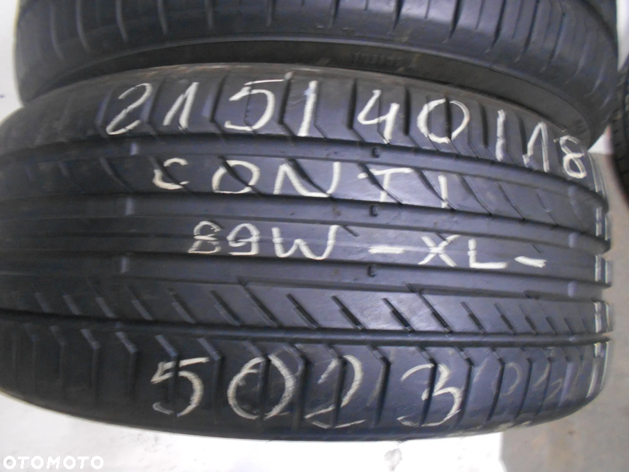 OPONY 215/40R18 CONTINENTAL CONTI SPORT CONTACT 5 XL DOT 5023 8MM - 3