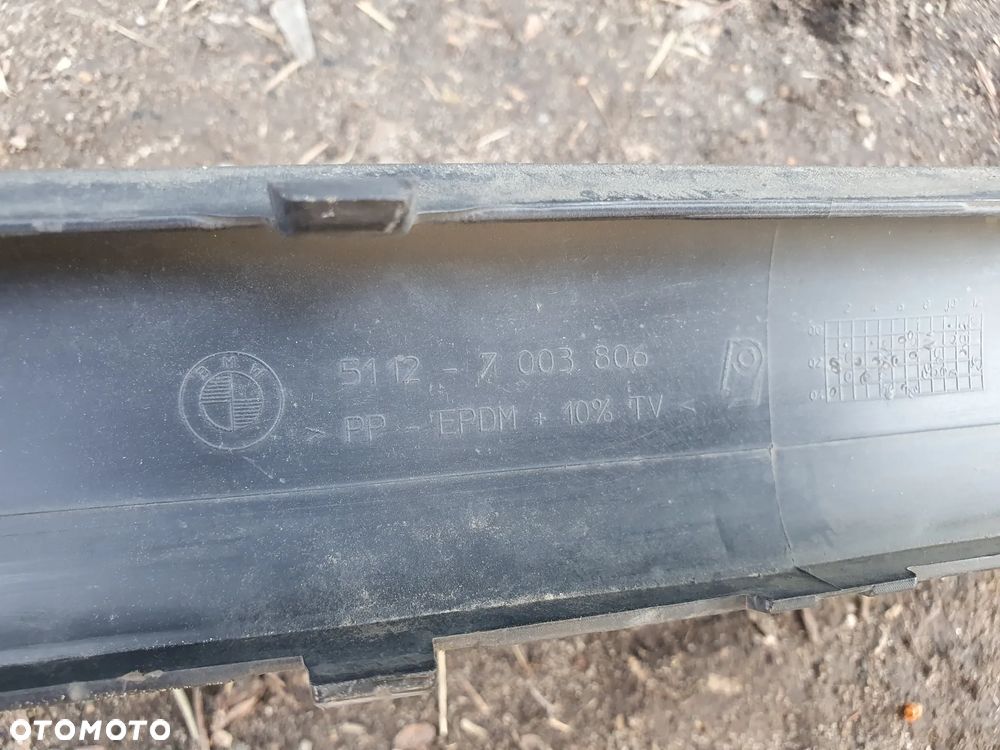 BMW 3 E46 COMPACT LISTWA ZDERZAKA TYLNEGO TYLNA TYŁ POD PDC 7003806 - 3