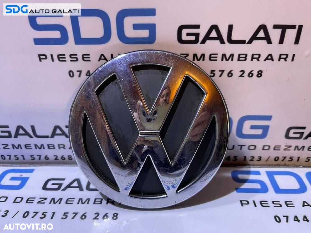 Emblema Sigla Hayon Haion Portbagaj VW Golf 4 Hatchback 1998 - 2004 Cod 1J6853630A 1J6853630B [D0157] - 1