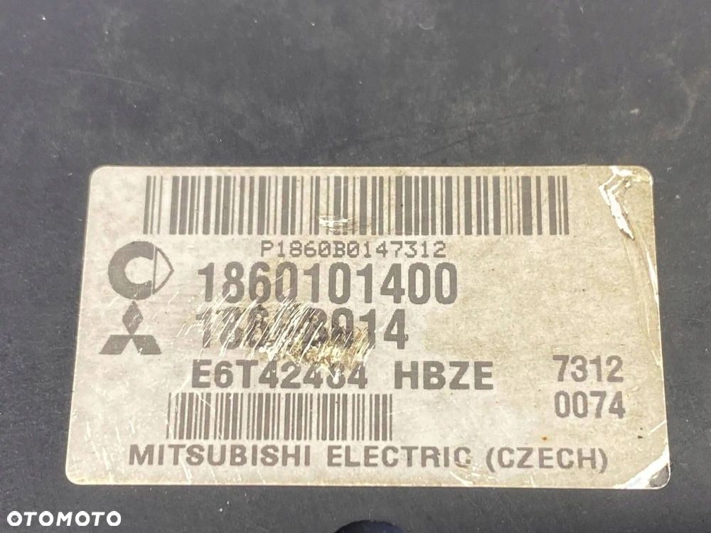 MODUŁ STEROWNIK KOMPUTER SILNIKA MITSUBISHI COLT 1860101400 E6T42484 - 11